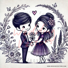 love wedding vectors 7453