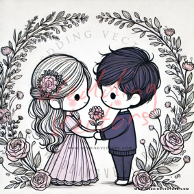 love wedding vectors 7456