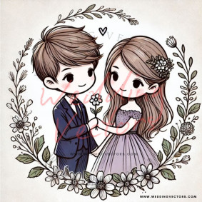 love wedding vectors 7457
