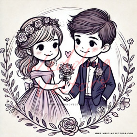 love wedding vectors 7458
