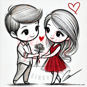 love wedding vectors 7461
