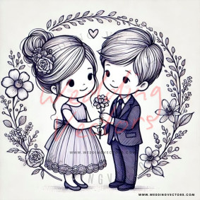love wedding vectors 7462
