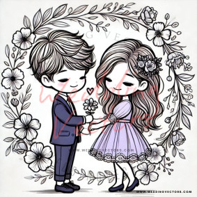 love wedding vectors 7464