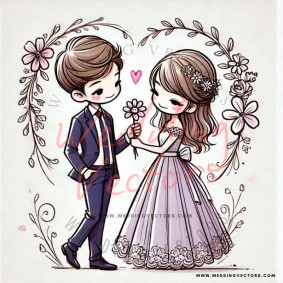 love wedding vectors 7466