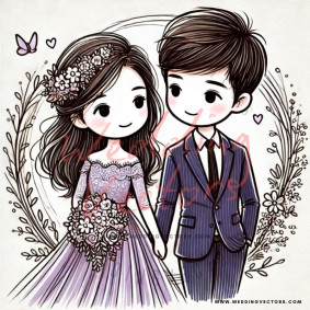 love wedding vectors 7467
