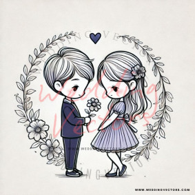 love wedding vectors 7469