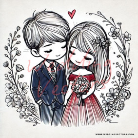 love wedding vectors 7471