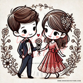 love wedding vectors 7474