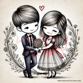 love wedding vectors 7478