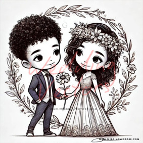 love wedding vectors 7482
