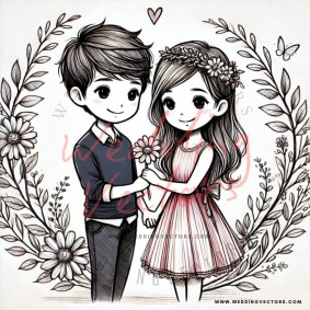 love wedding vectors 7483