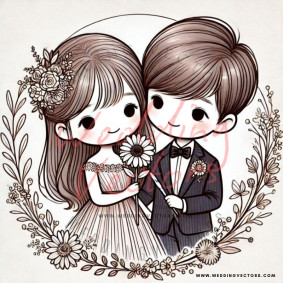 love wedding vectors 7486