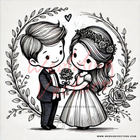 love wedding vectors 7491
