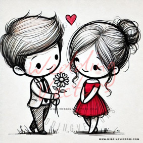 love wedding vectors 7497