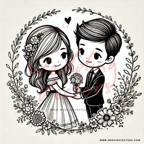 love wedding vectors 7501