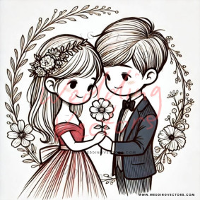 love wedding vectors 7505