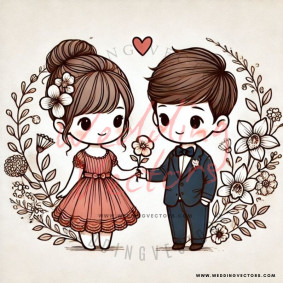 love wedding vectors 7506