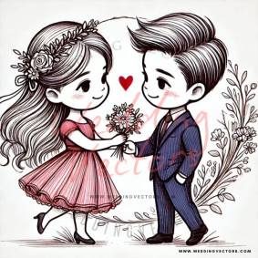love wedding vectors 7507