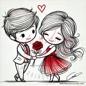 love wedding vectors 7509