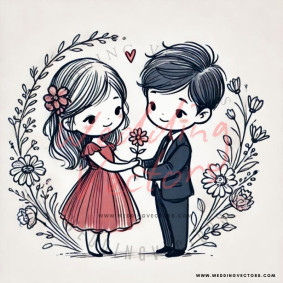 love wedding vectors 7510