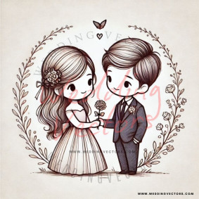 love wedding vectors 7511