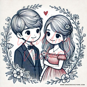 love wedding vectors 7519