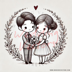 love wedding vectors 7523