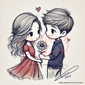love wedding vectors 7524