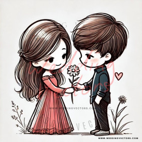 love wedding vectors 7526