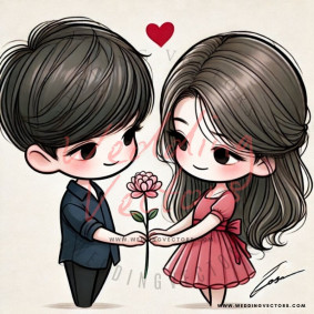 love wedding vectors 7528