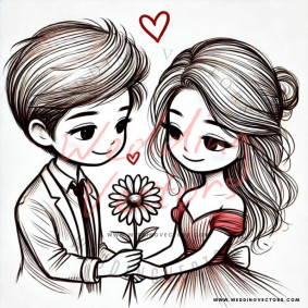 love wedding vectors 7533