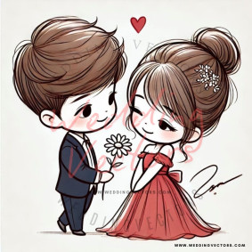 love wedding vectors 7534