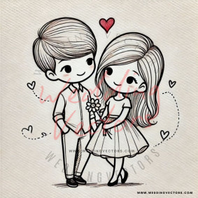love wedding vectors 7538