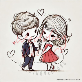 love wedding vectors 7540