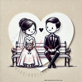 love wedding vectors 7544