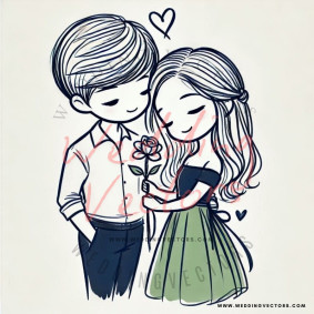 love wedding vectors 7550
