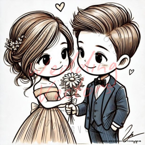 love wedding vectors 7552