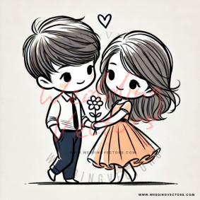 love wedding vectors 7554