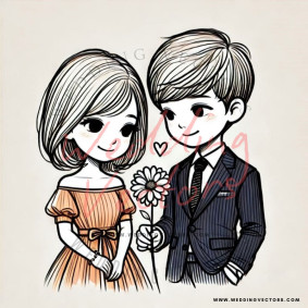 love wedding vectors 7557