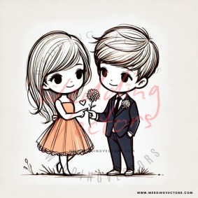 love wedding vectors 7558