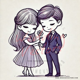 love wedding vectors 7570