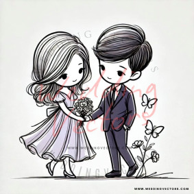 love wedding vectors 7574