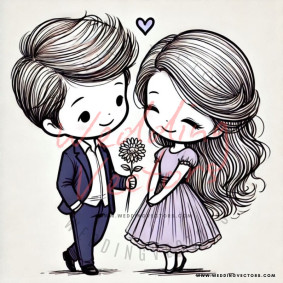 love wedding vectors 7575