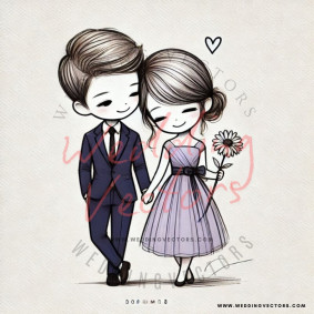 love wedding vectors 7576
