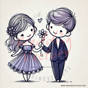 love wedding vectors 7578