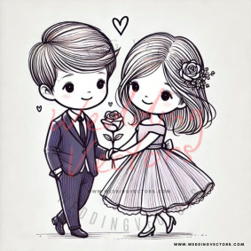 love wedding vectors 7582