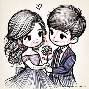 love wedding vectors 7586