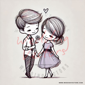 love wedding vectors 7587