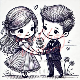 love wedding vectors 7588