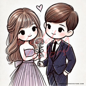 love wedding vectors 7589